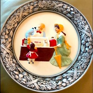 Vintage Sebastian Miniature Plate. First Edition The Candy Store